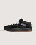 Vans Half Cab 3D Black Suede Mid-Top Unisex Skate Shoes