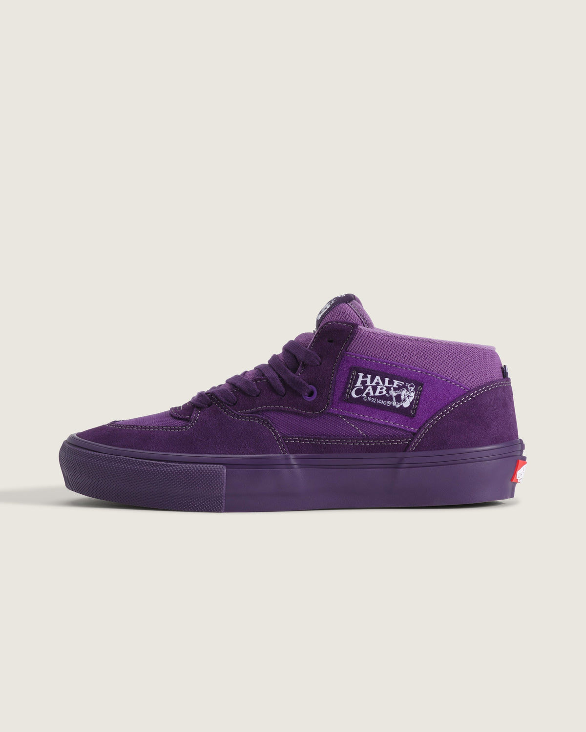 Vans Half Cab 3D Purple Suede Mid-Top Unisex Skate Shoes