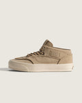 Vans Half Cab Khaki Suede Off-White Sole Mid-Top Unisex Skate Shoes