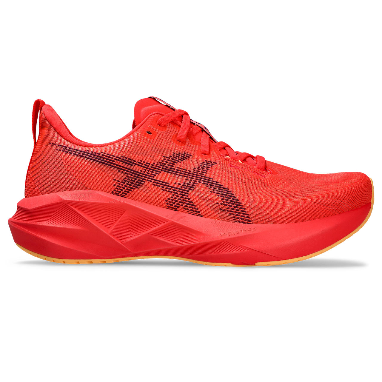 ASICS Novablast 5 – Flash Red/Edo Purple Unisex Running Shoes
