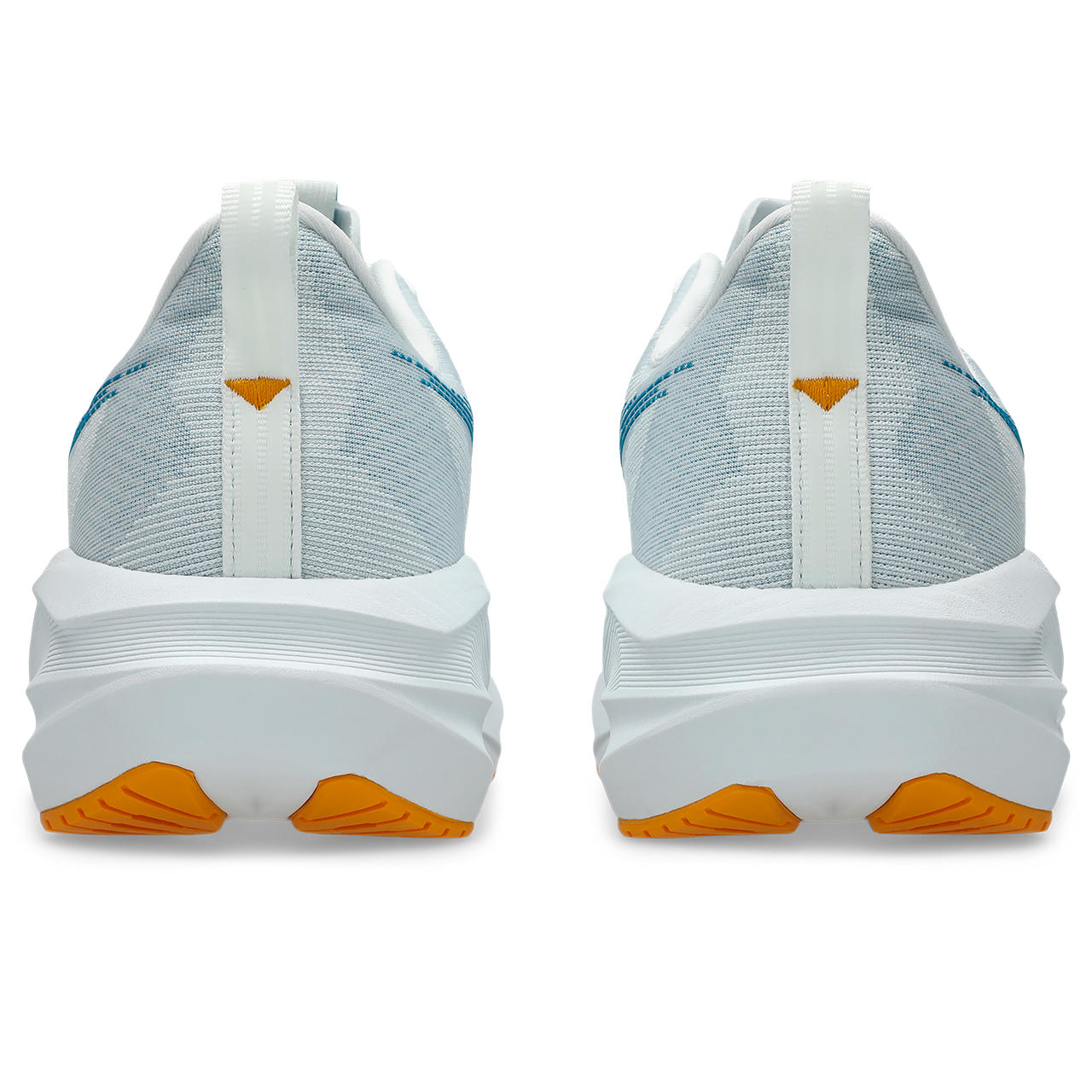 ASICS Novablast 5 – White/Teal Unisex Running Shoes