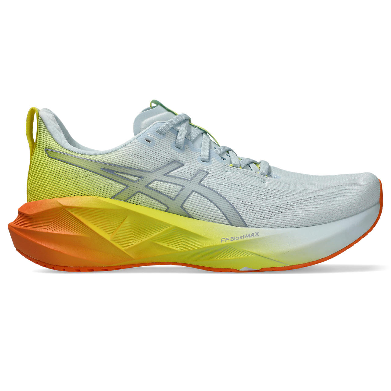 ASICS Novablast 5 – Pale Blue/Yellow Gradient Unisex Running Shoes