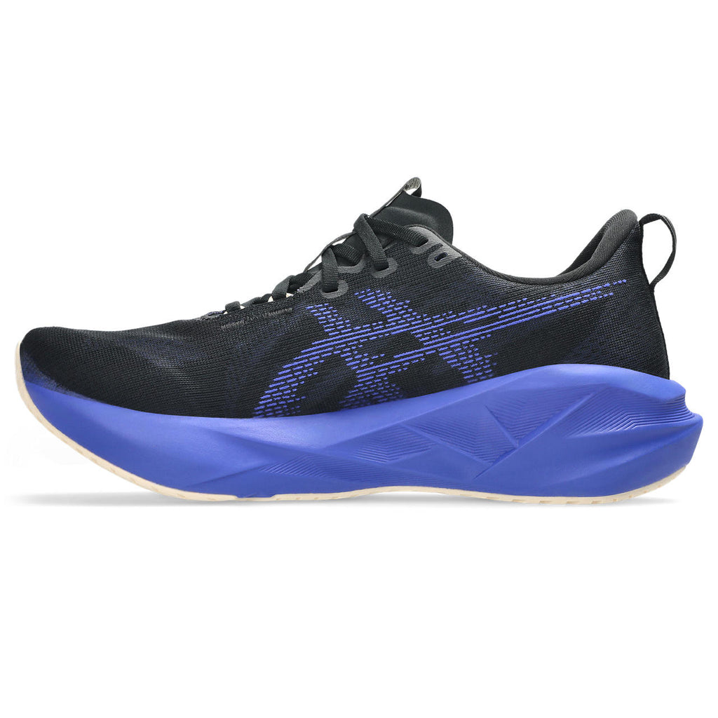 ASICS Novablast 5 – Black/Blue Unisex Running Shoes