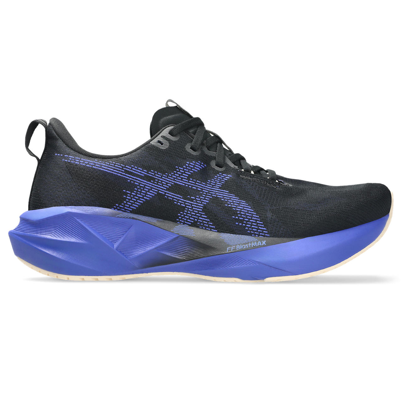 ASICS Novablast 5 – Black/Blue Unisex Running Shoes