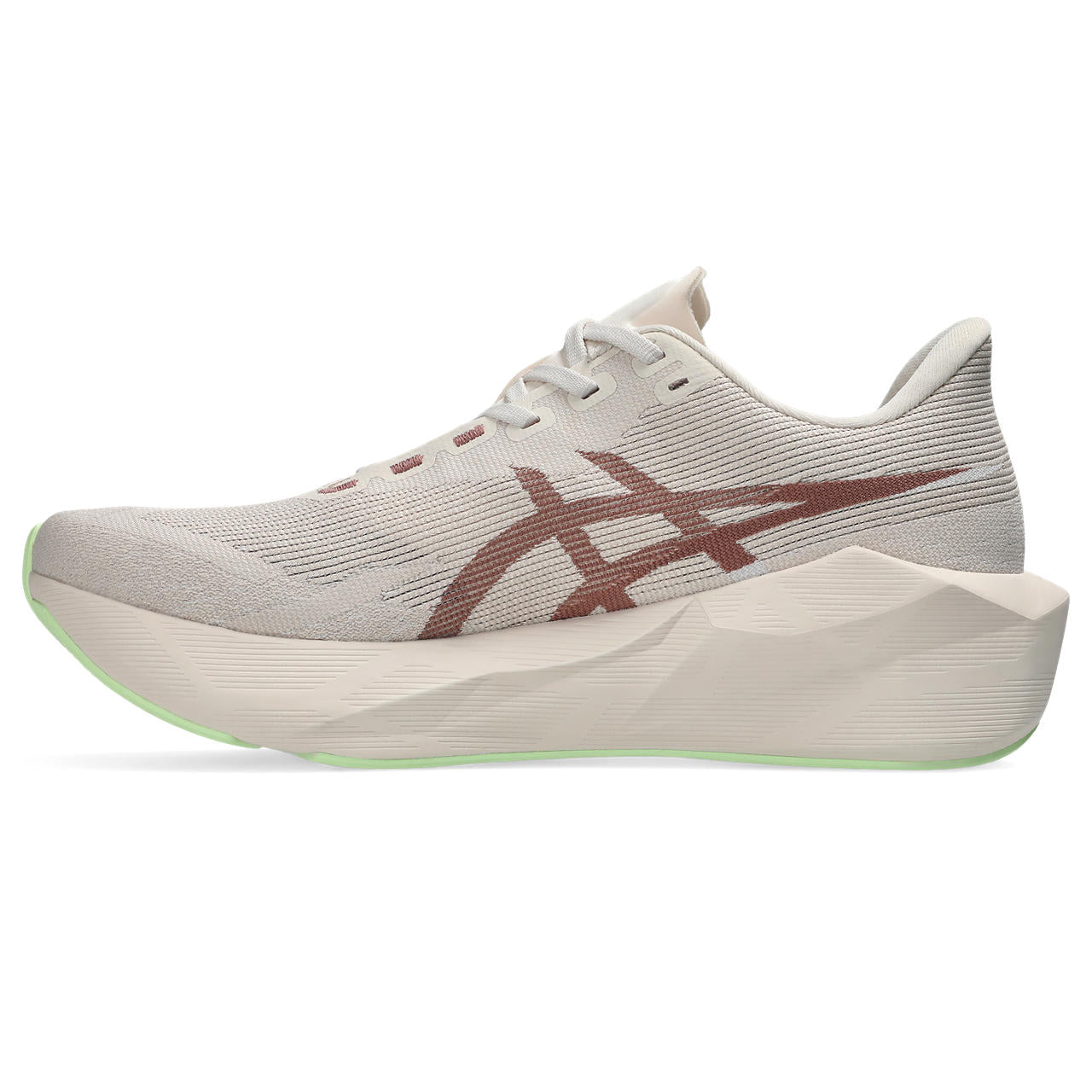 ASICS Novablast 5 – Oatmeal/Reddish Brown Unisex Running Shoes