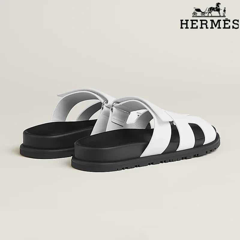 Hermès Chypre White Sandal