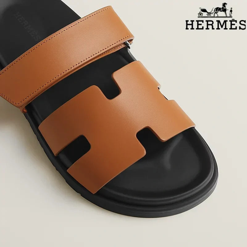 Hermès Chypre Tan Sandal