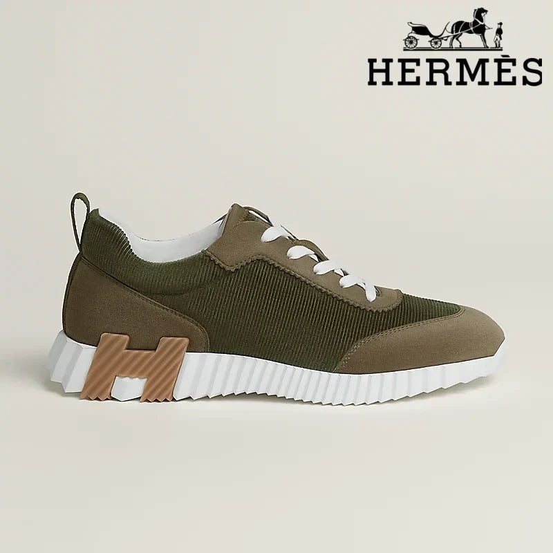 Hermès Bouncing Olive Green Sneaker