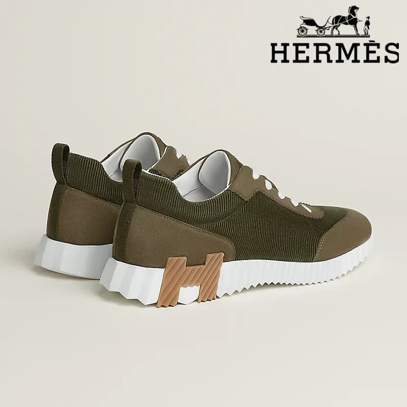Hermès Bouncing Olive Green Sneaker