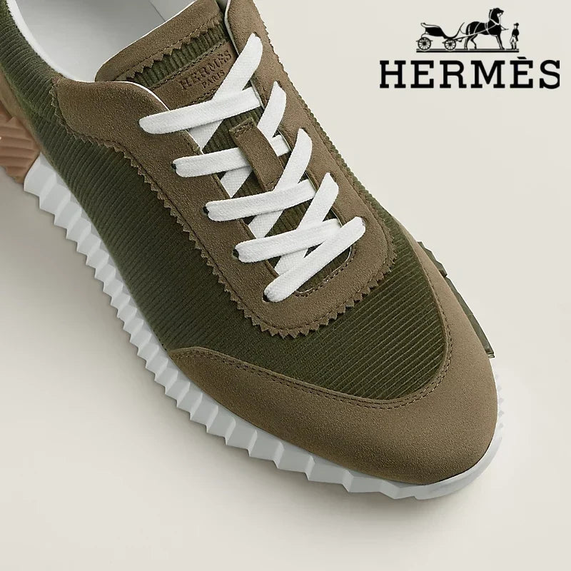 Hermès Bouncing Olive Green Sneaker