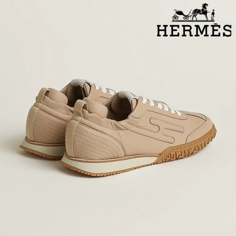 Hermès womens shoes men sneaker Trail Beige Sneaker
