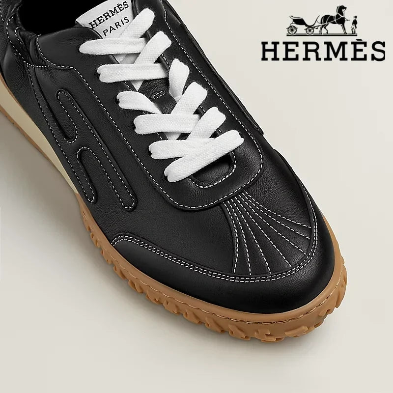 Hermès womens shoes men sneaker Trail Black Sneaker