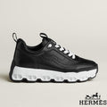 Hermès Black Leather Chunky Sneakers
