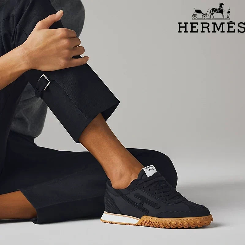 Hermès Black Bouncing Sneakers