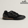 Hermès Black Mesh Bouncing Sneakers