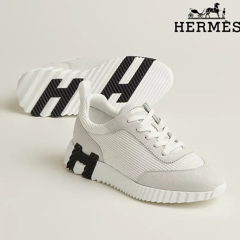 Hermès womens shoes men sneaker White Electric Sneakers