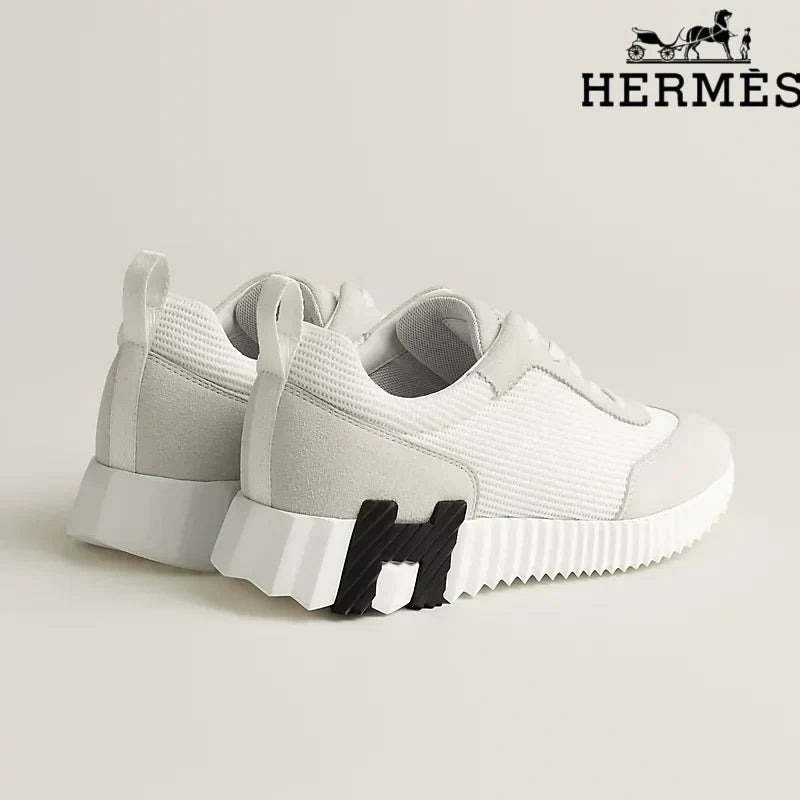 Hermès womens shoes men sneaker White Electric Sneakers