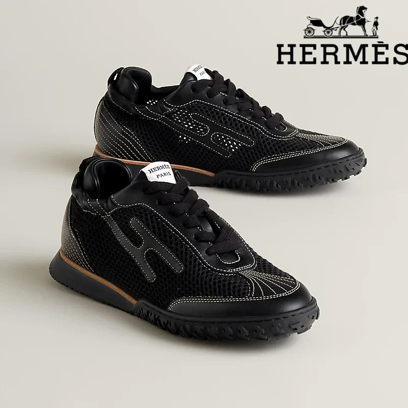Hermès Jet Sneaker in Noir Black Mesh