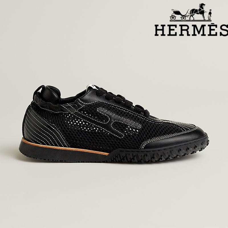 Hermès Jet Sneaker in Noir Black Mesh