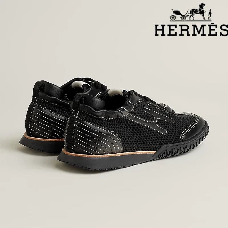 Hermès Jet Sneaker in Noir Black Mesh