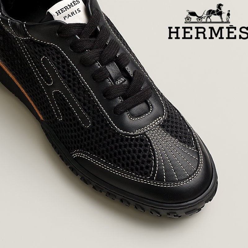 Hermès Jet Sneaker in Noir Black Mesh