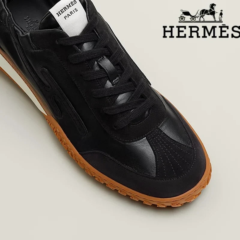 Hermès Jet Sneaker in Black Leather