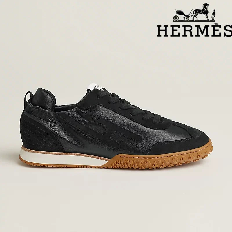 Hermès Jet Sneaker in All-Black Leather