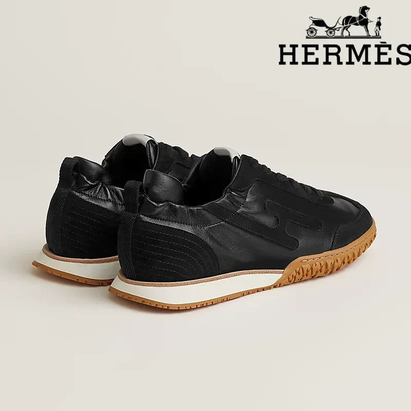 Hermès Jet Sneaker in All-Black Leather