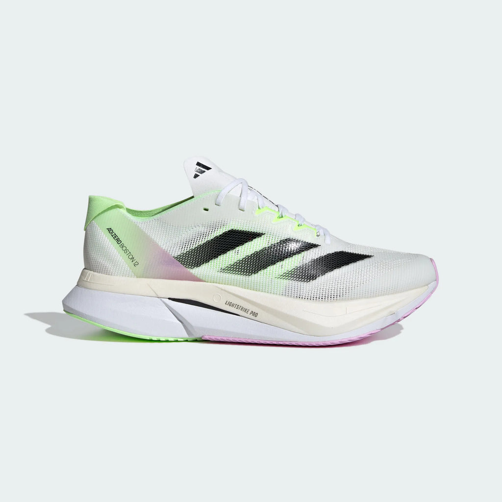 Adidas Adizero Boston 12 White / Navy / Red / Blue