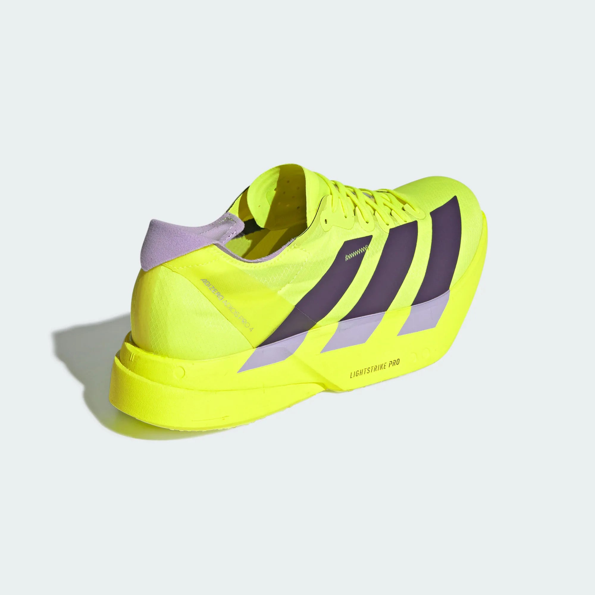 Adidas Adizero Adios Pro 4 Neon Yellow / Dark Purple