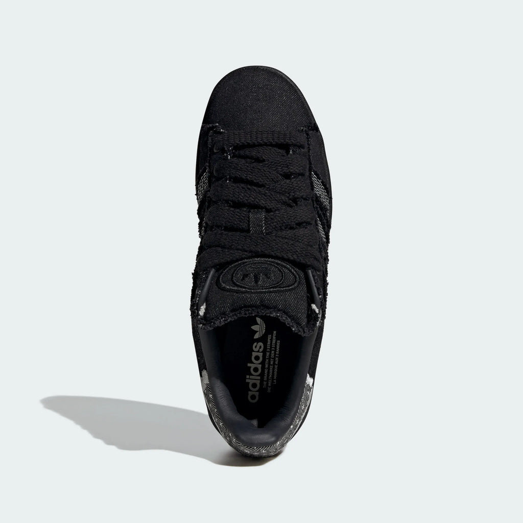 Adidas Stan Smith — Black Denim Frayed