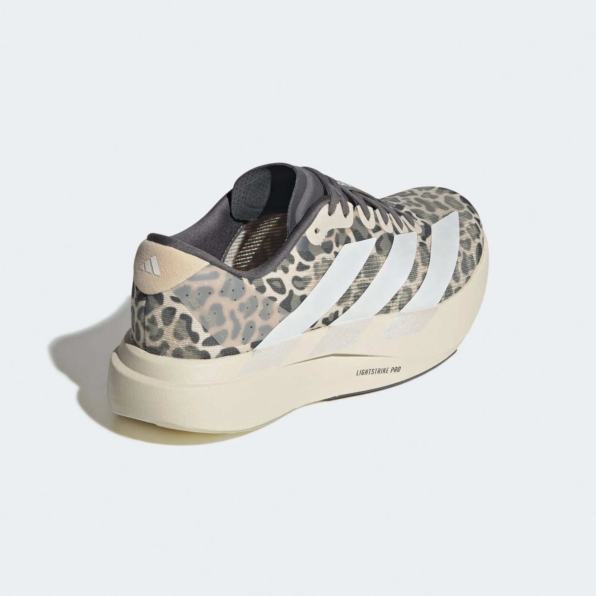 Adidas Adizero Adios Pro 4 Leopard Print Beige / Grey