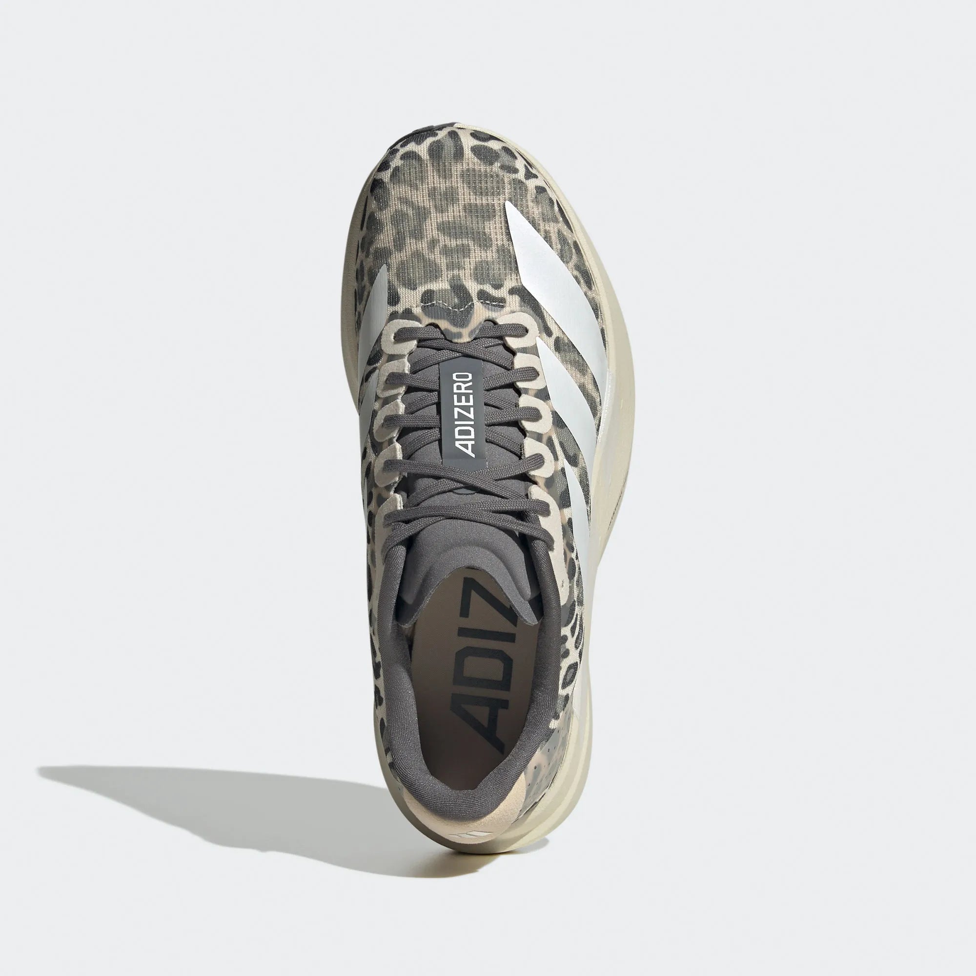 Adidas Adizero Adios Pro 4 Leopard Print Beige / Grey