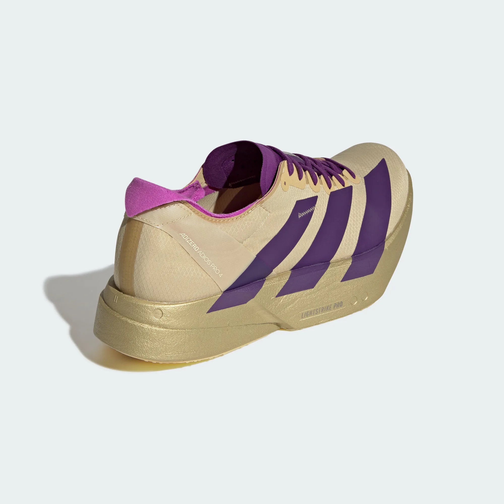 Adidas Adizero Adios Pro 4 Beige / Purple / Gold