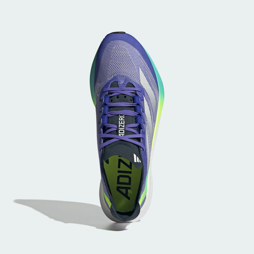 Adidas Adizero Boston 12 Purple / Lime Green / Cyan