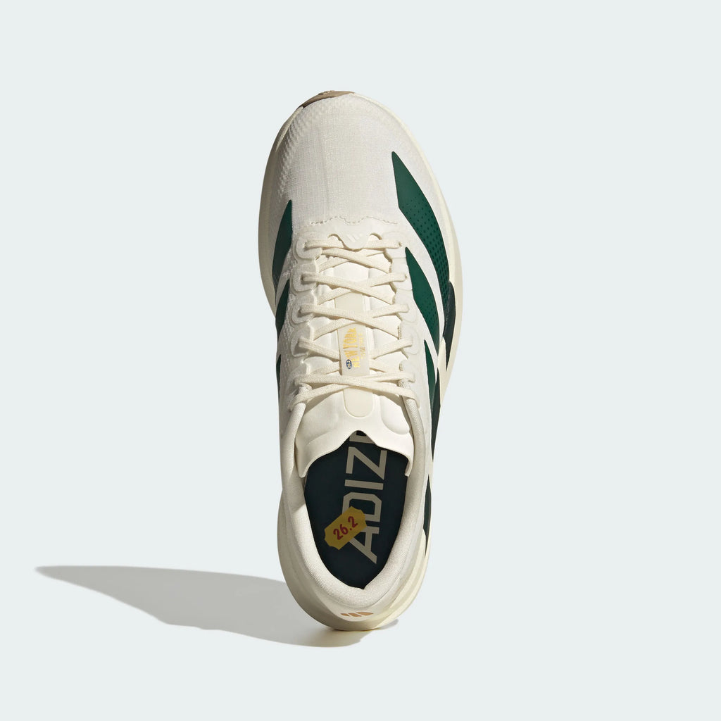 Adidas Adizero Adios Pro 4 Cream White / Dark Green