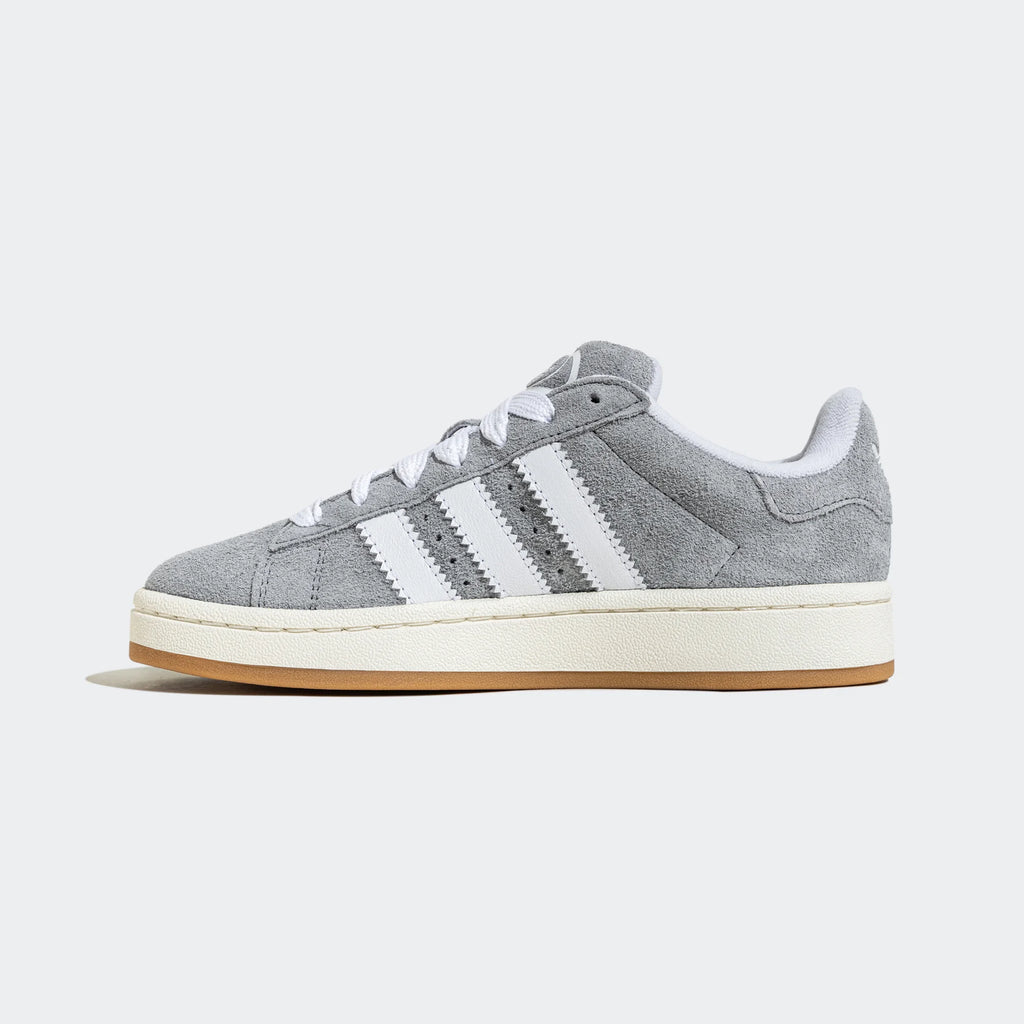 Adidas Originals – Grey / White Suede Platform Casual Sneakers
