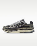Nike P-6000 – Metallic Olive / Black Mesh Athletic Sneakers