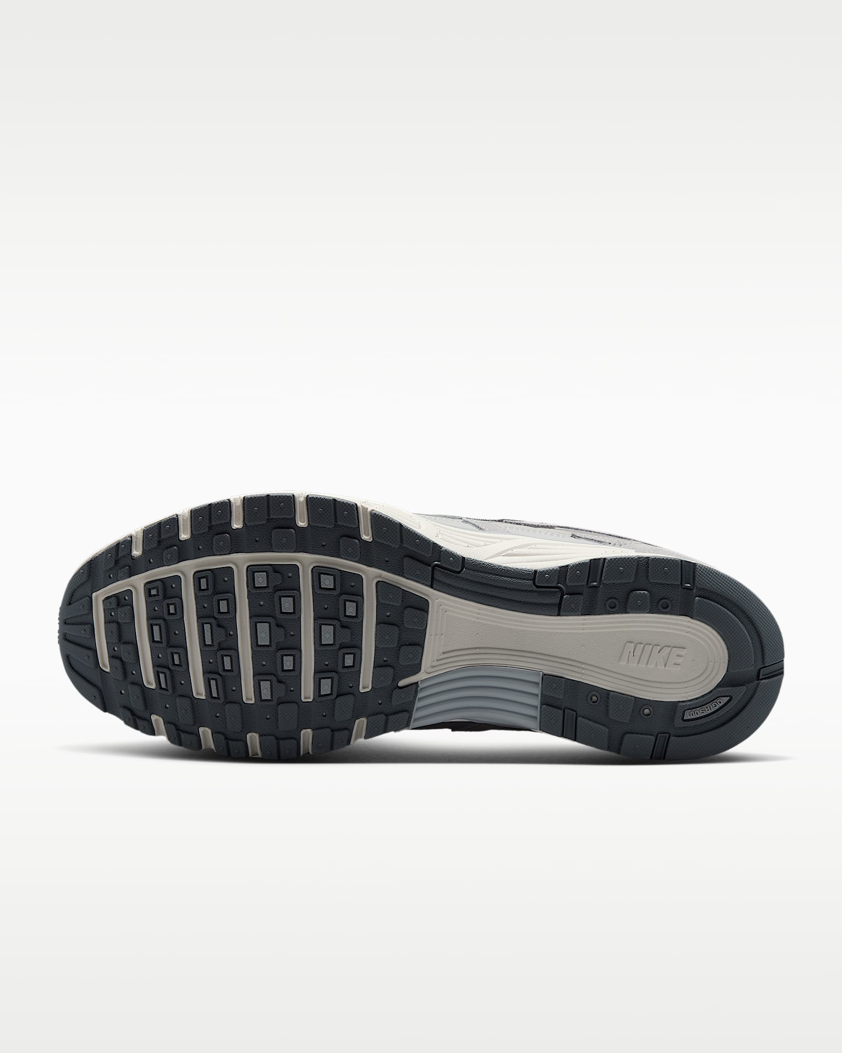 Nike P-6000 – Grey / White / Blue Mesh Athletic Sneakers