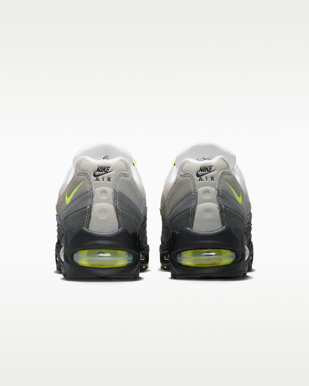 Nike Air Max 95 – Grey / Volt Mesh Athletic Sneakers (Women’s)