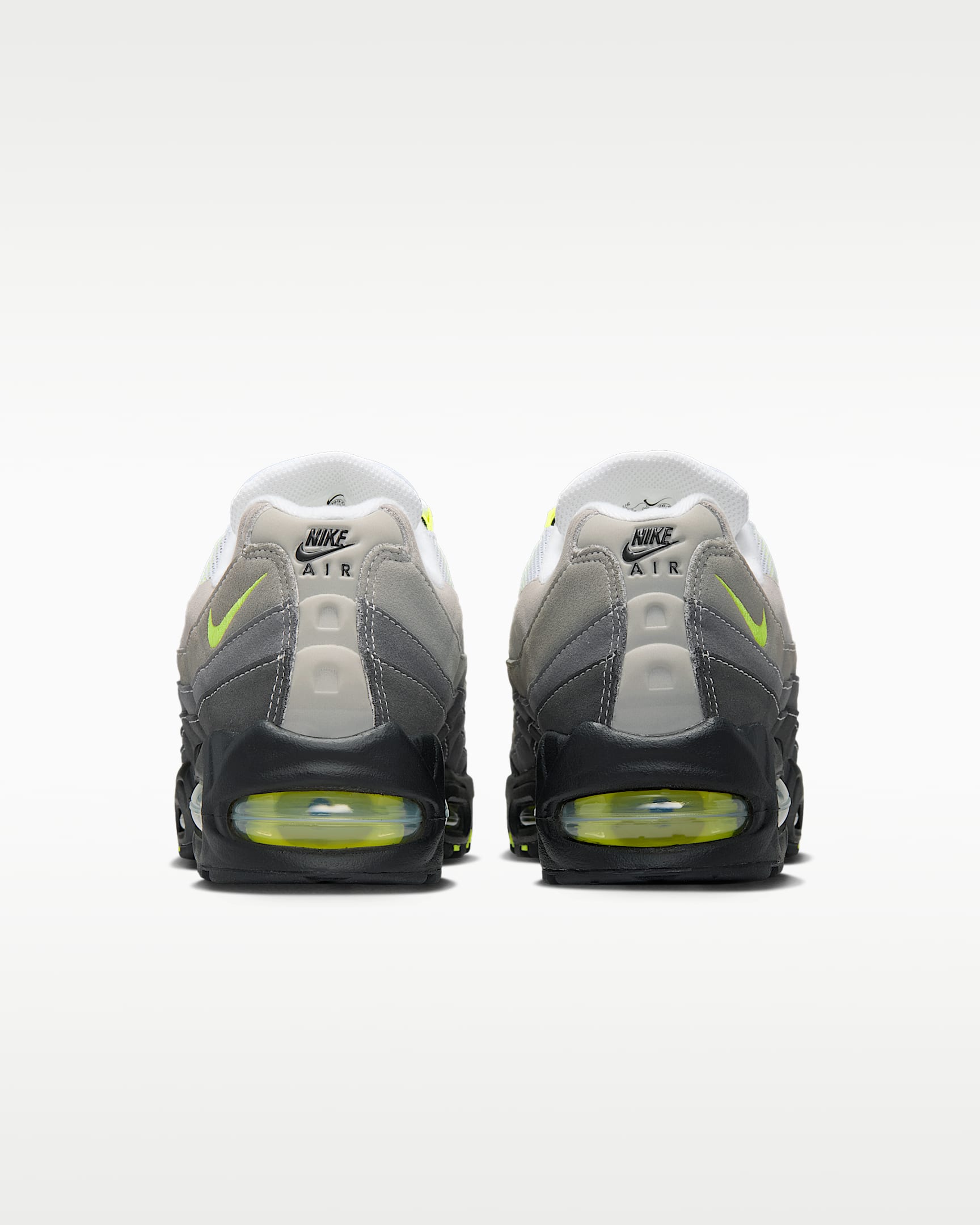 Nike Air Max 95 – Grey / Volt Mesh Athletic Sneakers (Women’s)