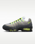 Nike Air Max 95 – Grey / Volt Mesh Athletic Sneakers (Women’s)