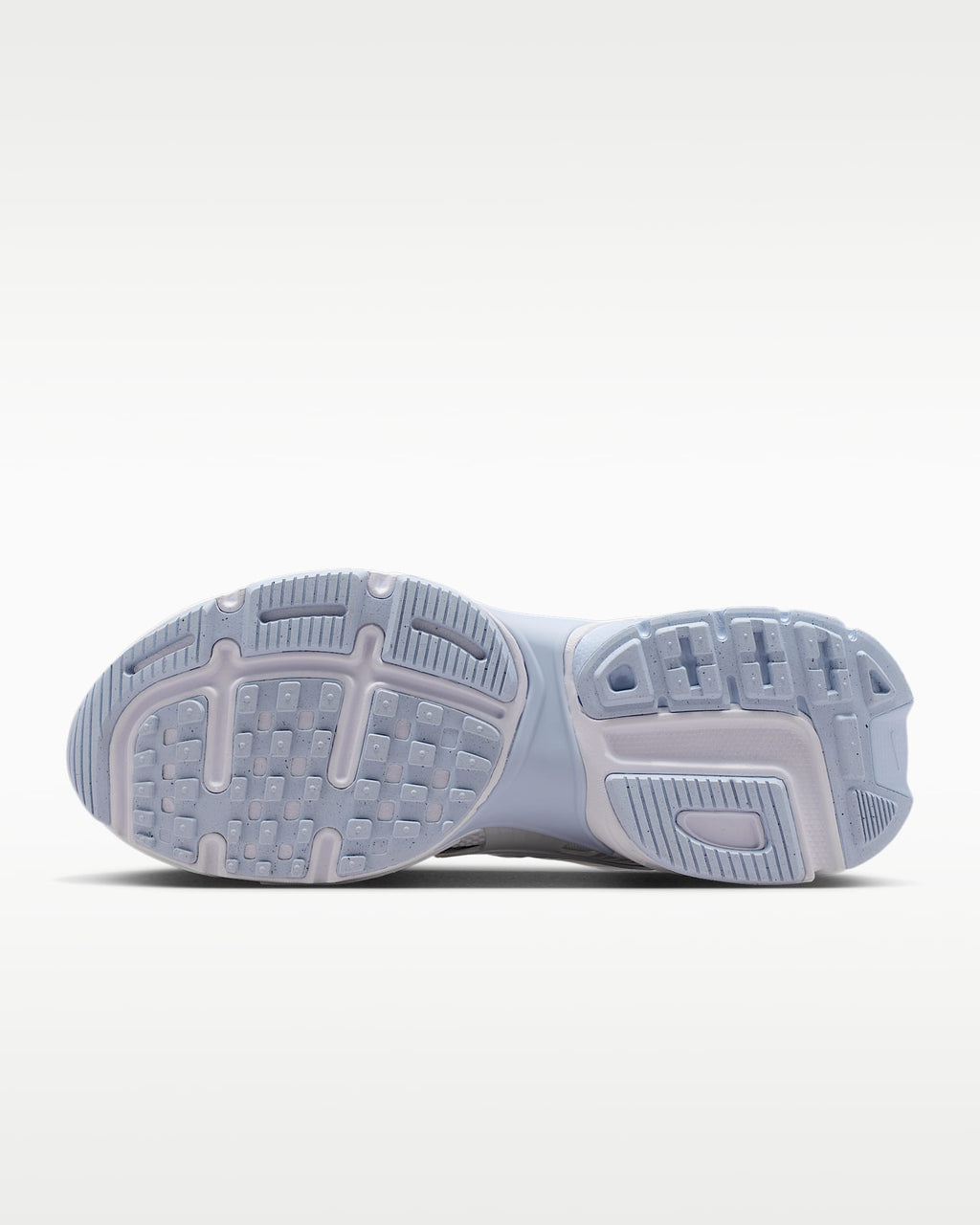 Nike V2K Run – White / Silver / Light Blue Mesh Athletic Sneakers