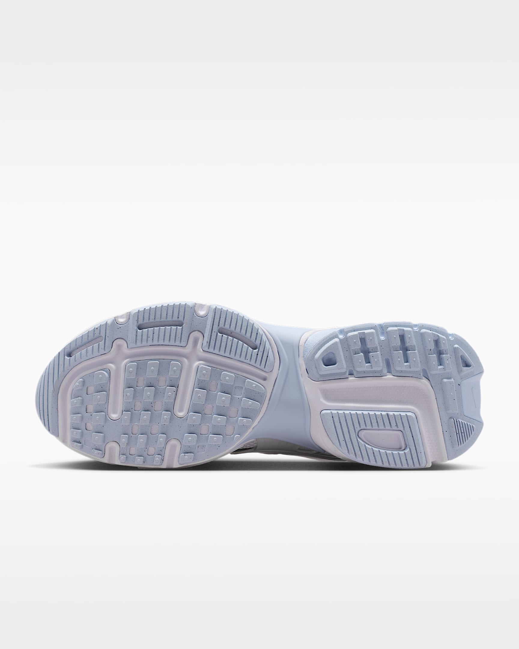 Nike V2K Run – White / Silver / Light Blue Mesh Athletic Sneakers