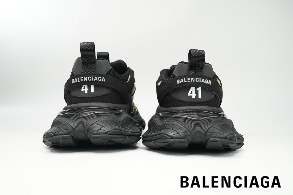 Balenciaga Runner men's shoes  women sneakers – All Black