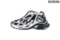 Balenciaga Runner men's shoes  women sneakers – White & Black (Premium)