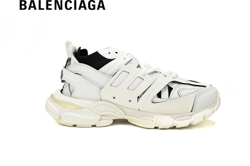 Balenciaga Track men's shoes  women sneakers White & Black