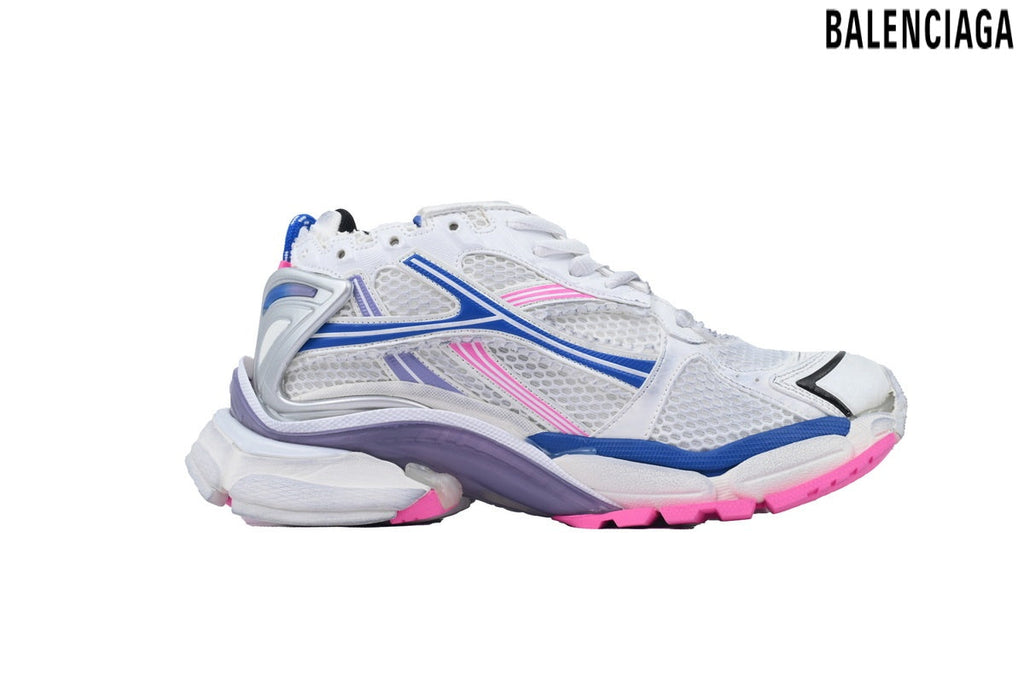 Balenciaga Runner men's shoes  women sneakers Grey Yellow Sneaker