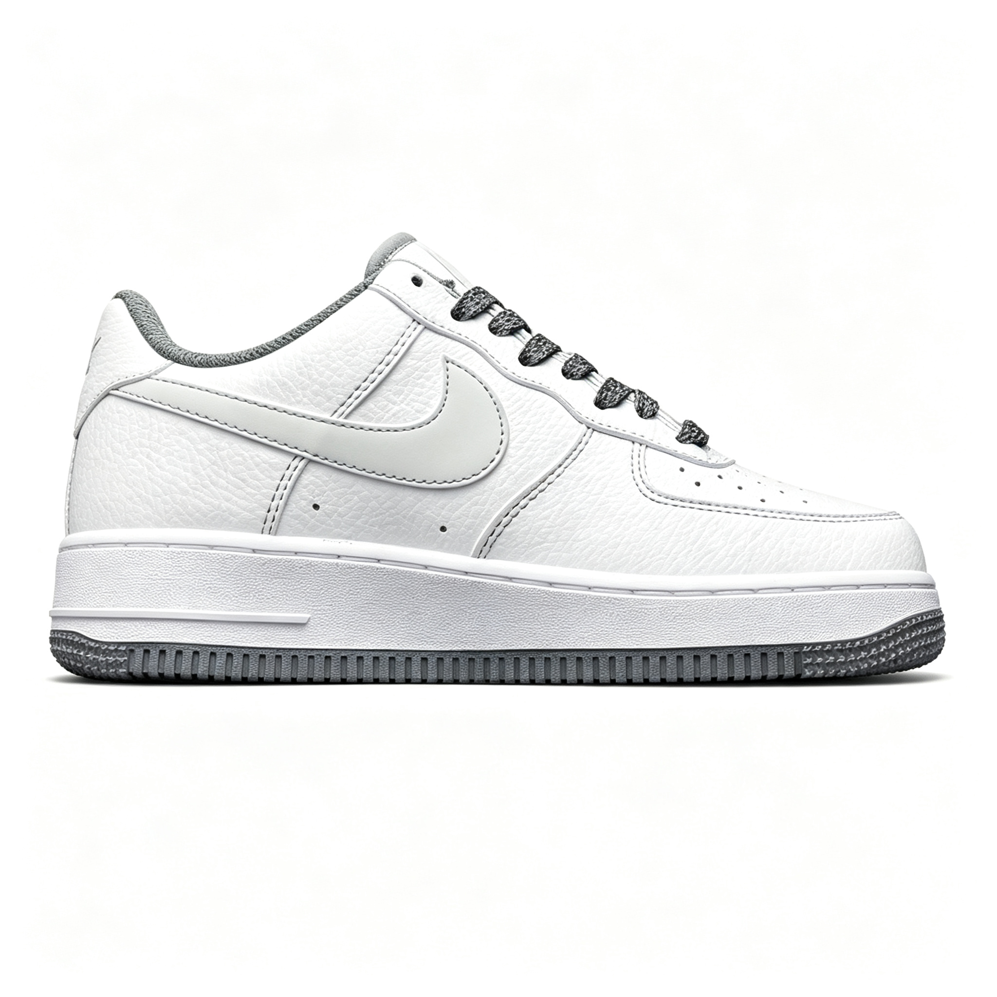 Nike Air Force 1 '07 Low 'Custom White / Grey' – Men's Tonal Sneaker