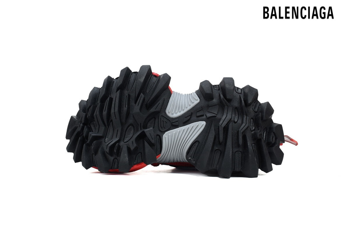 Balenciaga Hike men's shoes  women sneakers Red Black